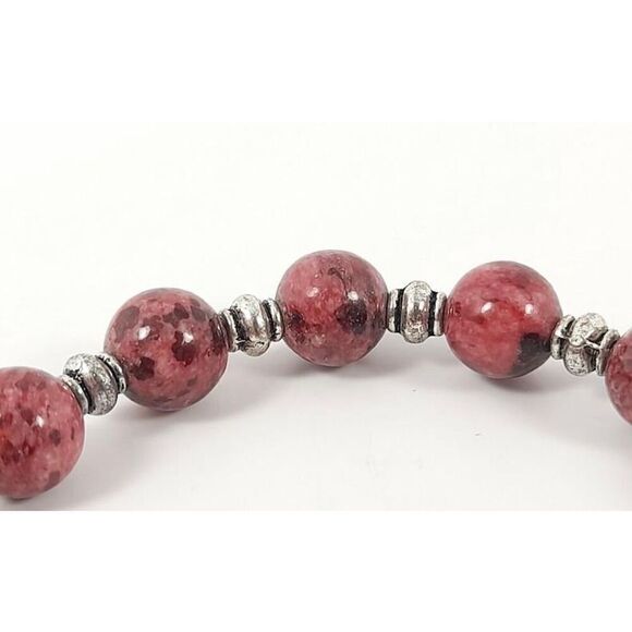 Wind & Fire Rhodonite Wrap Bracelet New - Picture 4 of 7